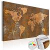 Parafa világtérkép - Rusty World [Cork Map] - ajandekpont.hu