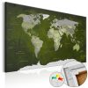 Parafa világtérkép - Malachite World [Cork Map] - ajandekpont.hu