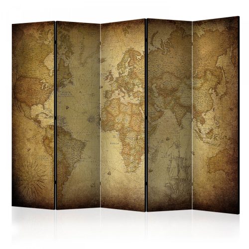 Akusztikus paraván - Old map II [Room Dividers] - ajandekpont.hu