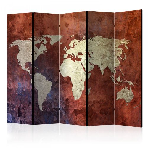 Akusztikus paraván - Iron continents II [Room Dividers] - ajandekpont.hu