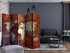 Akusztikus paraván - Iron continents II [Room Dividers] - ajandekpont.hu