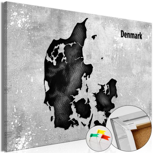 Parafa világtérkép - Scandinavian Beauty [Cork Map] - ajandekpont.hu