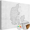 Parafa világtérkép - Geometric Land [Cork Map] - ajandekpont.hu