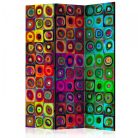 Akusztikus paraván - Colorful Abstract Art  [Room Dividers] - ajandekpont