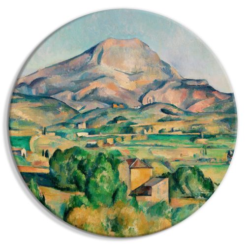 Kerek vászonkép - Mont Sainte-Victoire (Paul Cézanne)