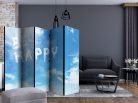 Akusztikus paraván - Be happy II [Room Dividers] - ajandekpont.hu