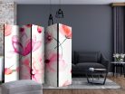 Akusztikus paraván - Pink Flowers II [Room Dividers] - ajandekpont.hu