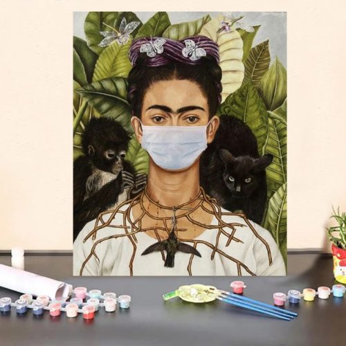  Frida Kahlo Maszkviselet - számfestő készlet - ajandekpont.hu