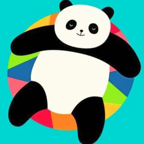 Festés számok szerint - Hűsölő Panda  - ajandekpont.hu