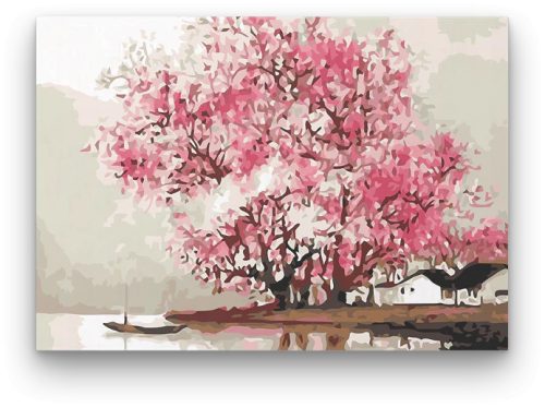 Gyönyörű Cseresznyevirág - számfestő készlet - ajandekpont.hu