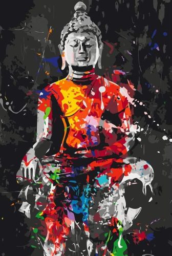 Buddha Feng Shui - számfestő készlet - ajandekpont.hu