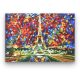 Eiffel Torony Színes Levelekkel - számfestő készlet - ajandekpont.hu