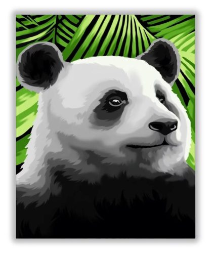  Panda a zöldben - számfestő készlet - ajandekpont.hu