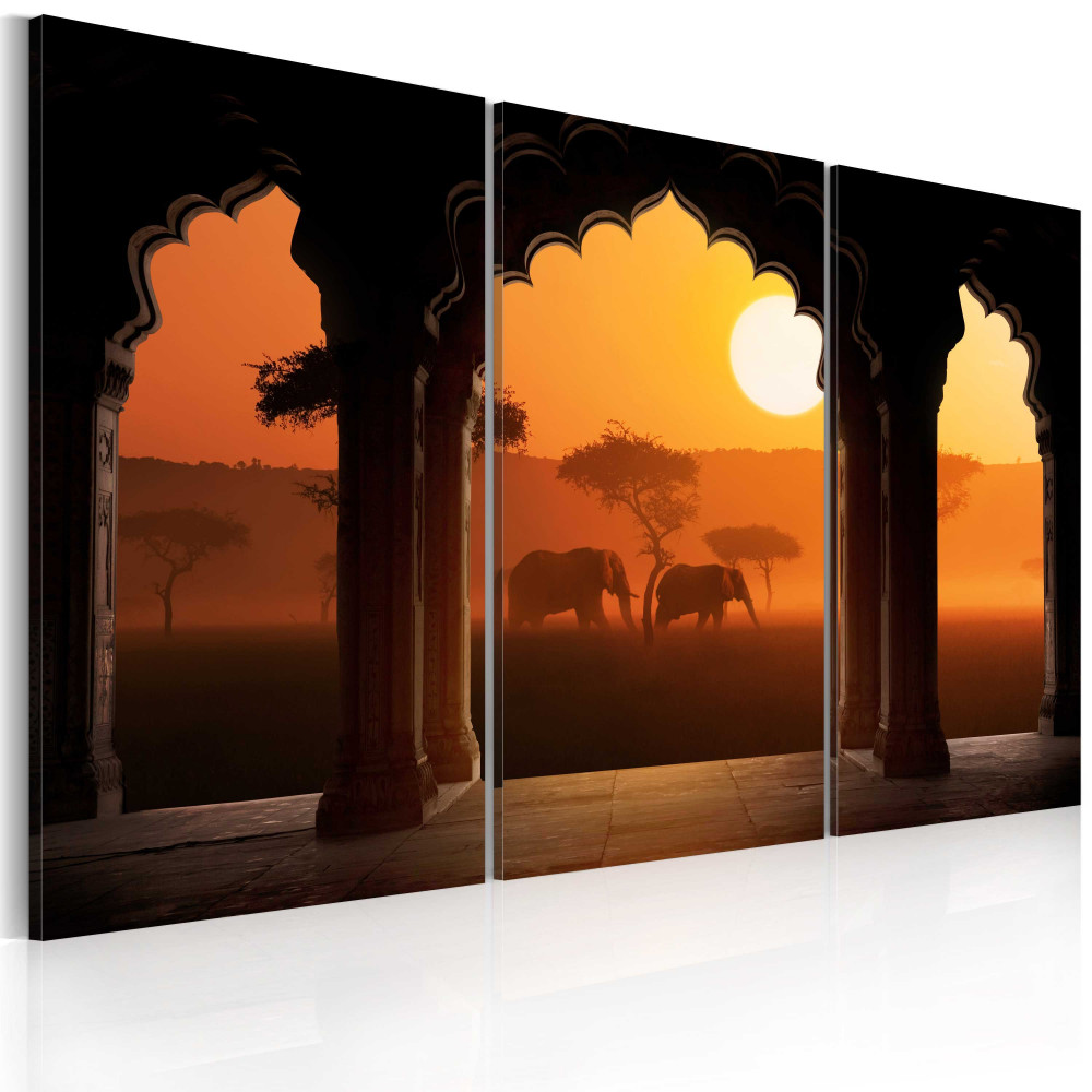Kép - The tranquillity of Africa - triptych
